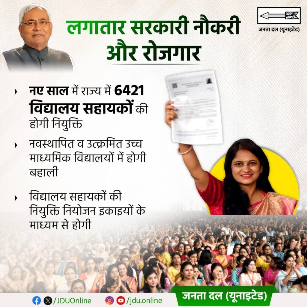 Bihar Vidyalay Sahayak Vacancy 2025