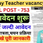 Railway Teacher vacancy 2025