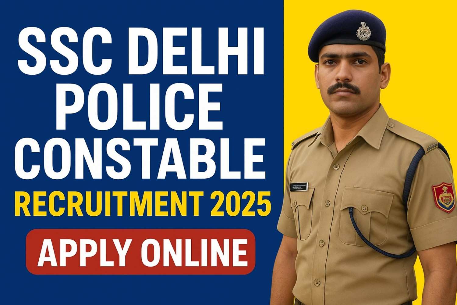 Delhi Police Constable Recruitment 2025