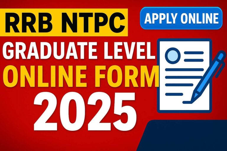 RRB NTPC Graduate Level Vacancy 2025