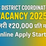 CSC District Coordinator Bharti 2025
