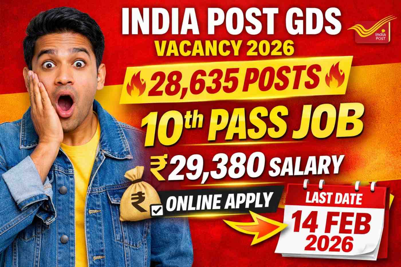 India Post GDS Vacancy 2026, India Post GDS Online Apply 2026, India Post GDS Recruitment 2026, India Post GDS 28635 Post Vacancy 2026