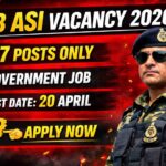 SSB ASI Vacancy 2026