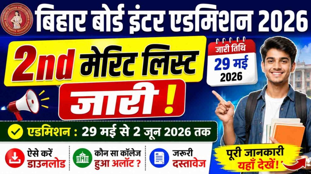 Bihar Board Inter 2nd Merit List 2026