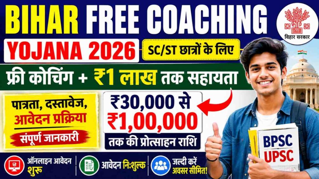 Bihar Free Coaching Yojana 2026