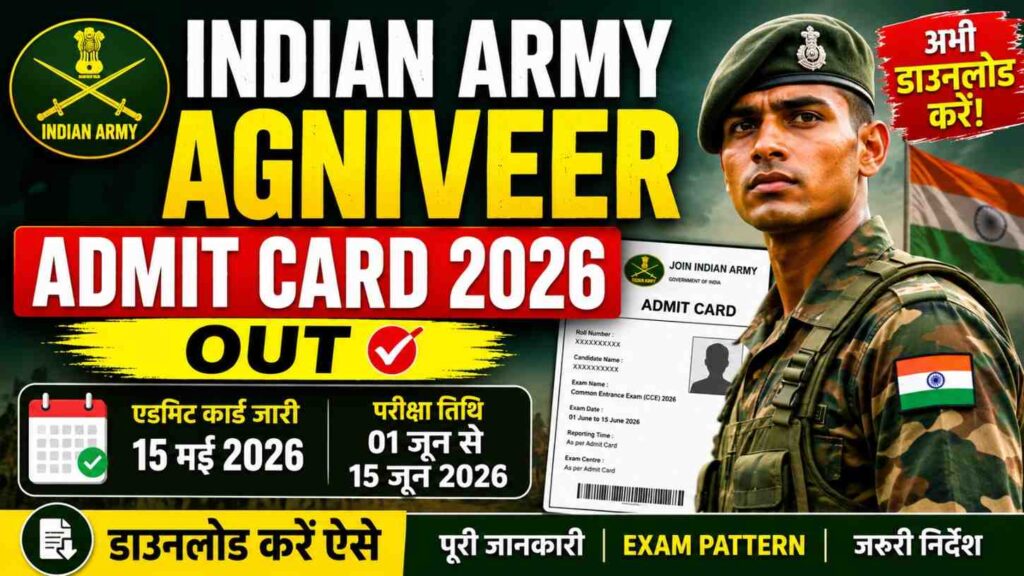 Indian Army Agniveer Admit Card 2026
