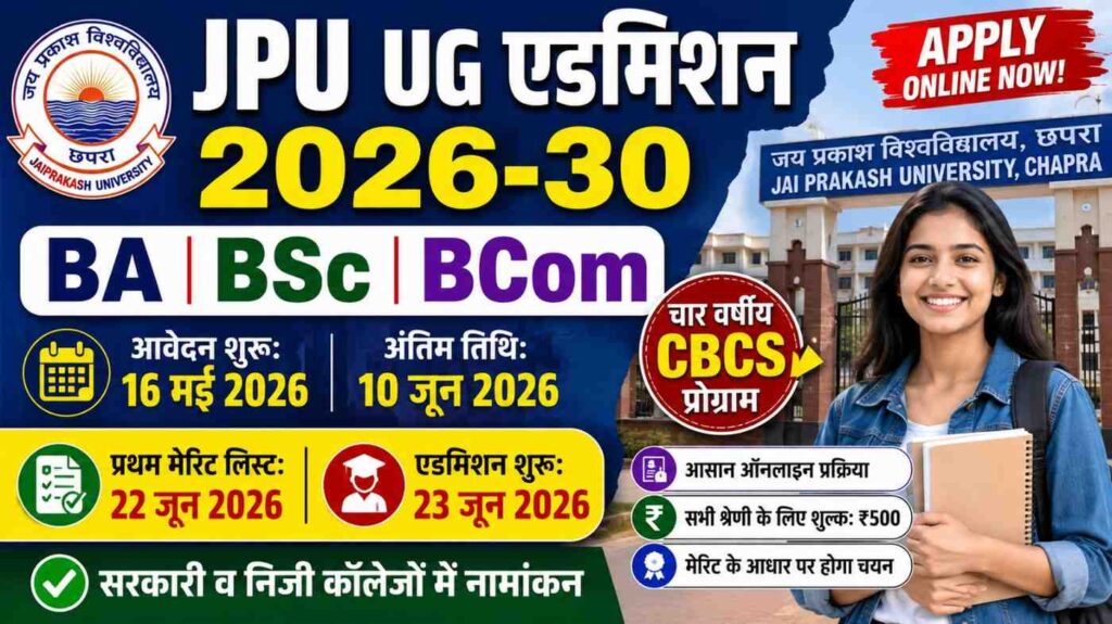 JPU UG Admission 2026