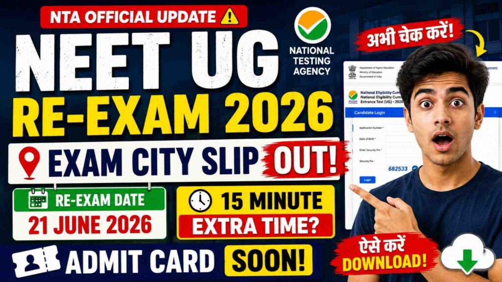 NEET UG Re-Exam 2026