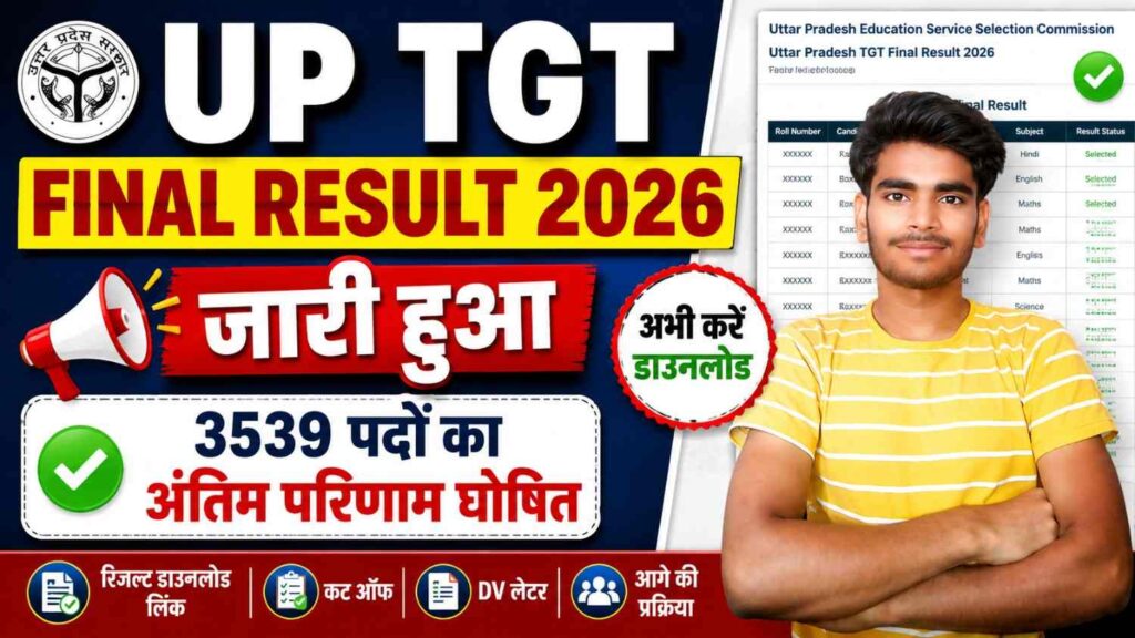 UP TGT Final Result 2026
