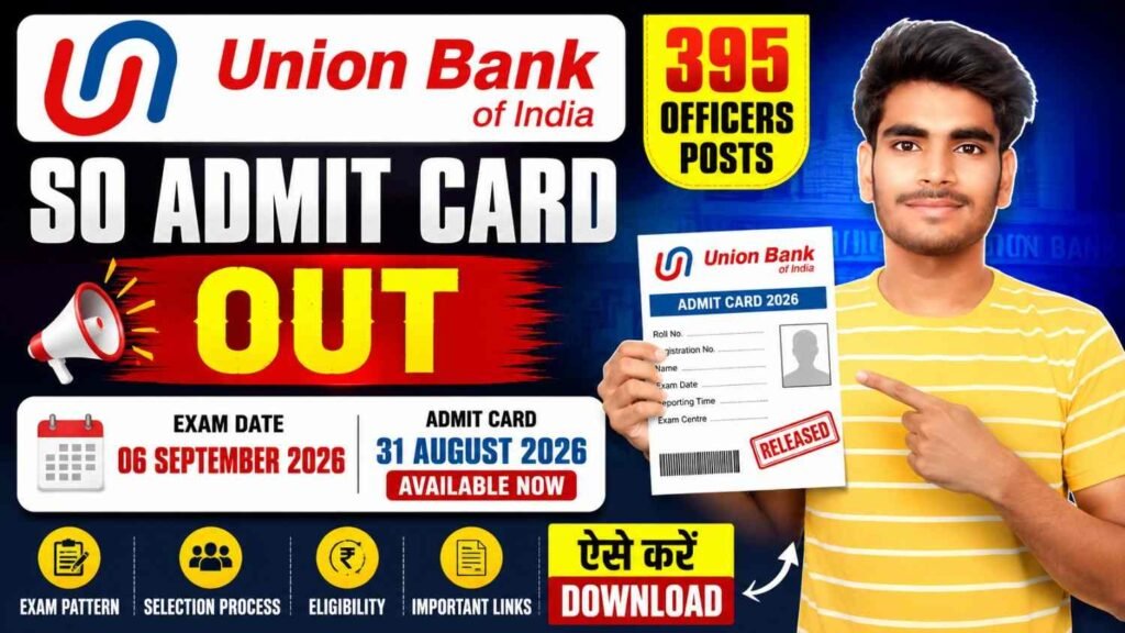 Union Bank of India SO Admit Card 2026