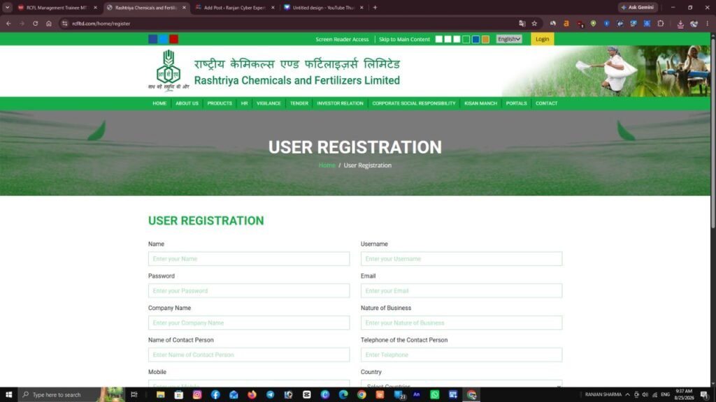 RCFL Management Trainee MT Recruitment 2026: 94 पदों पर भर्ती, आवेदन की अंतिम तिथि 10 सितंबर तक बढ़ी 3 RCFL Management Trainee MT Recruitment 2026