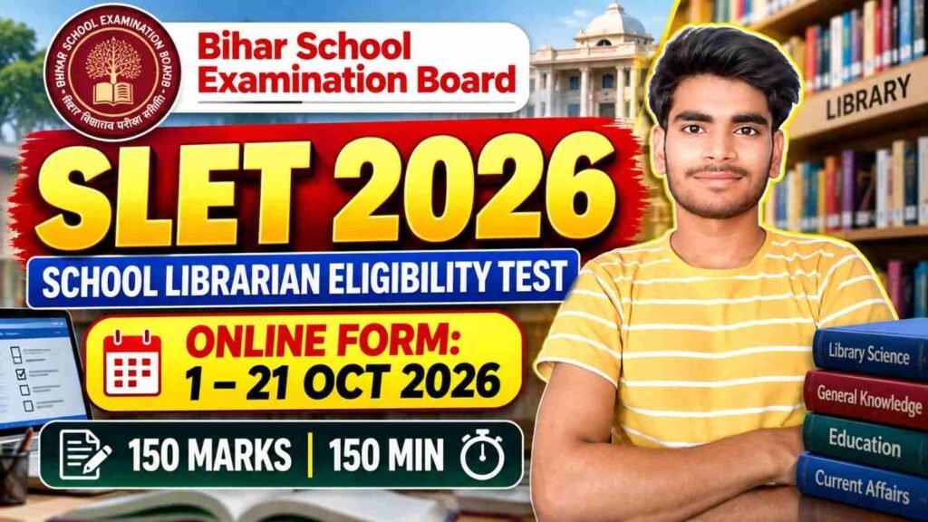 BSEB SLET 2026 Apply Online
