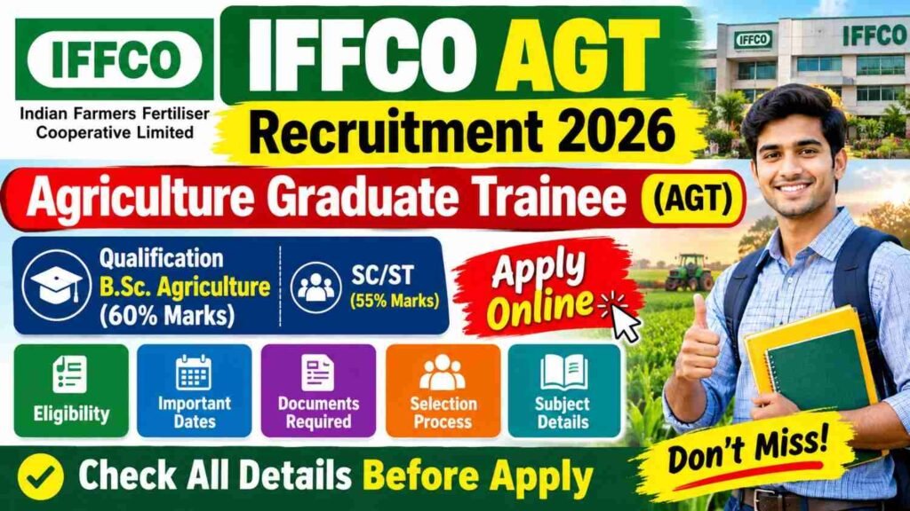 IFFCO AGT Recruitment 2026