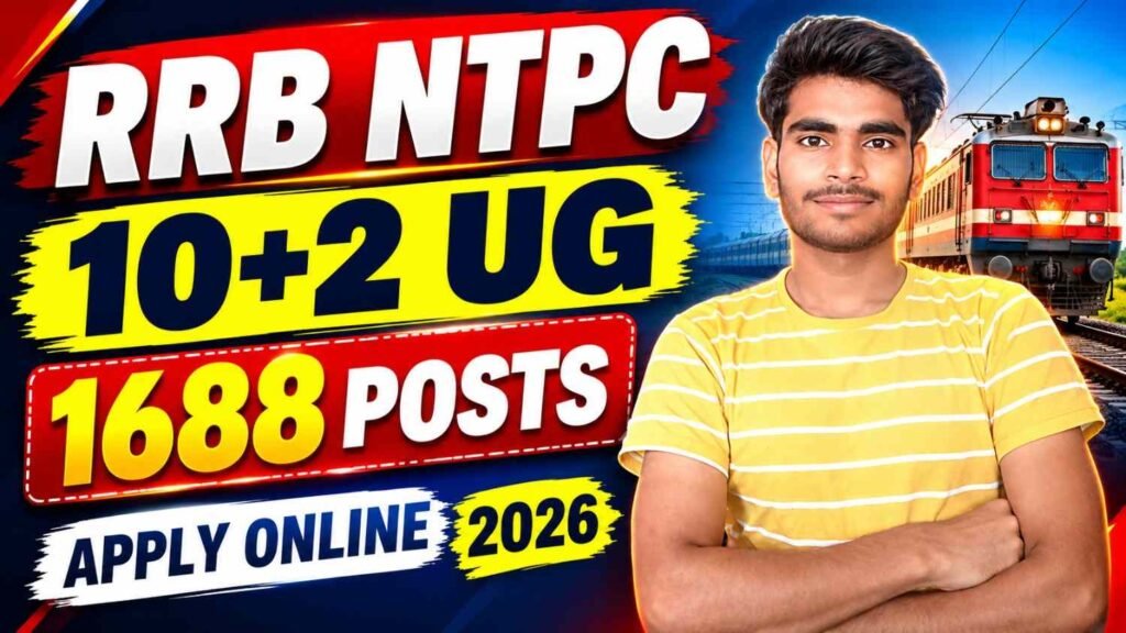 RRB NTPC 10+2 UG Recruitment 2026